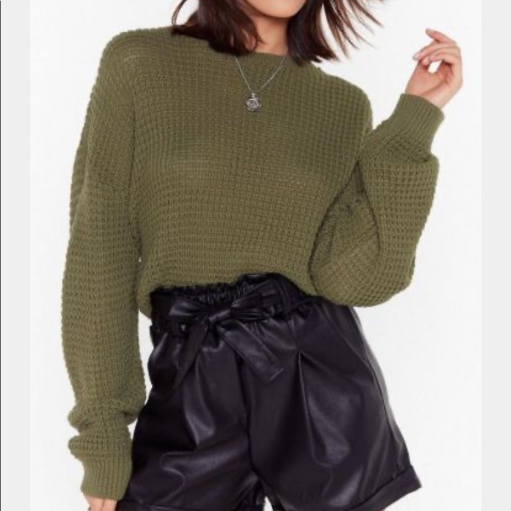 Green Knit Sweater